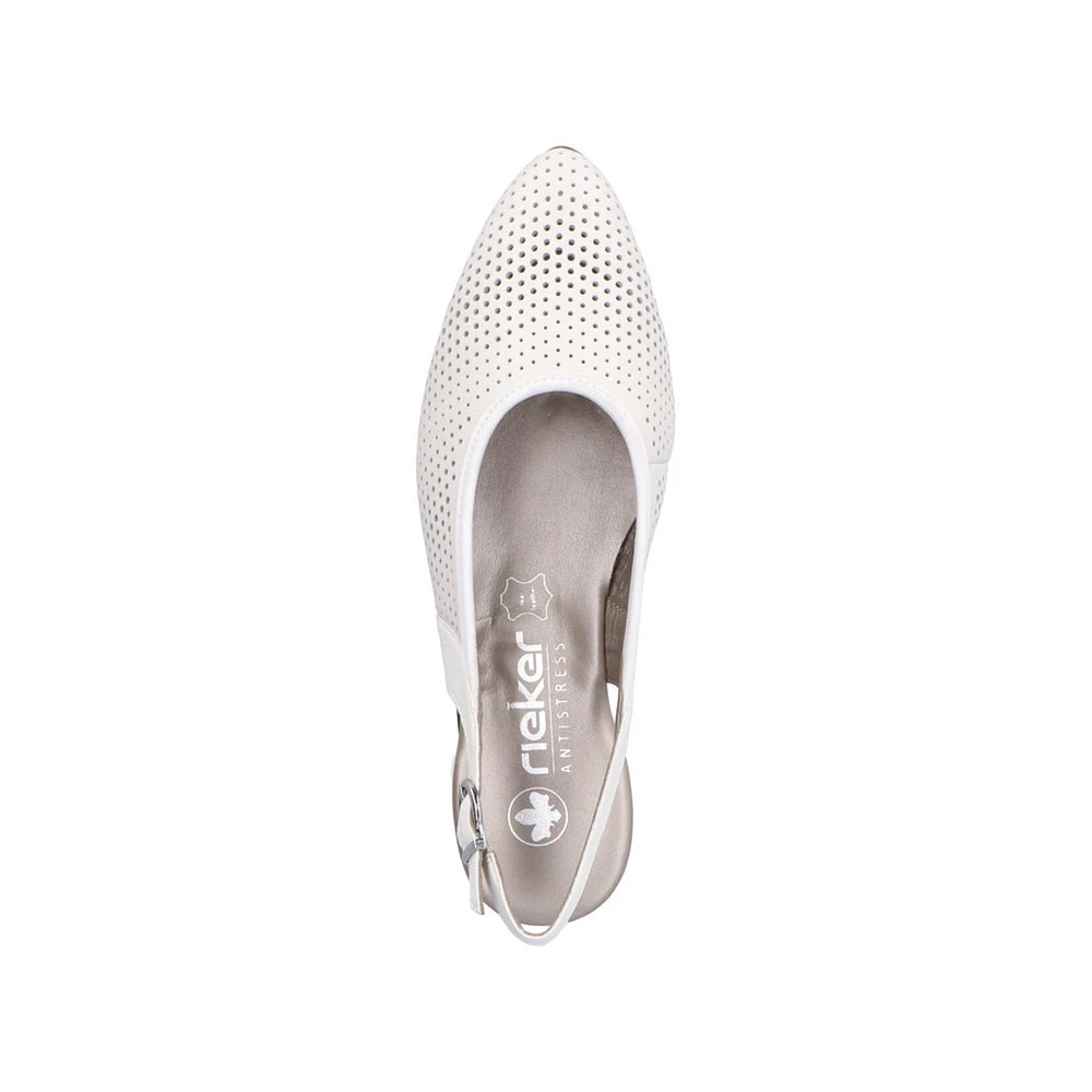 RIEKER 47066-80 Low-Heel Slingback