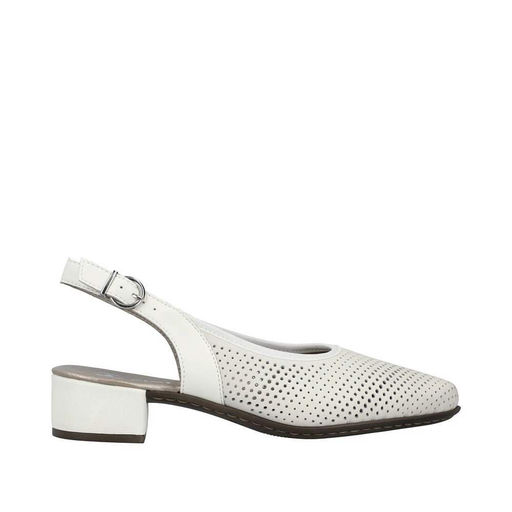 RIEKER 47066-80 Low-Heel Slingback