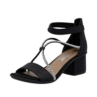 RIEKER 64654- Dress Strappy Sandal Low-Heel