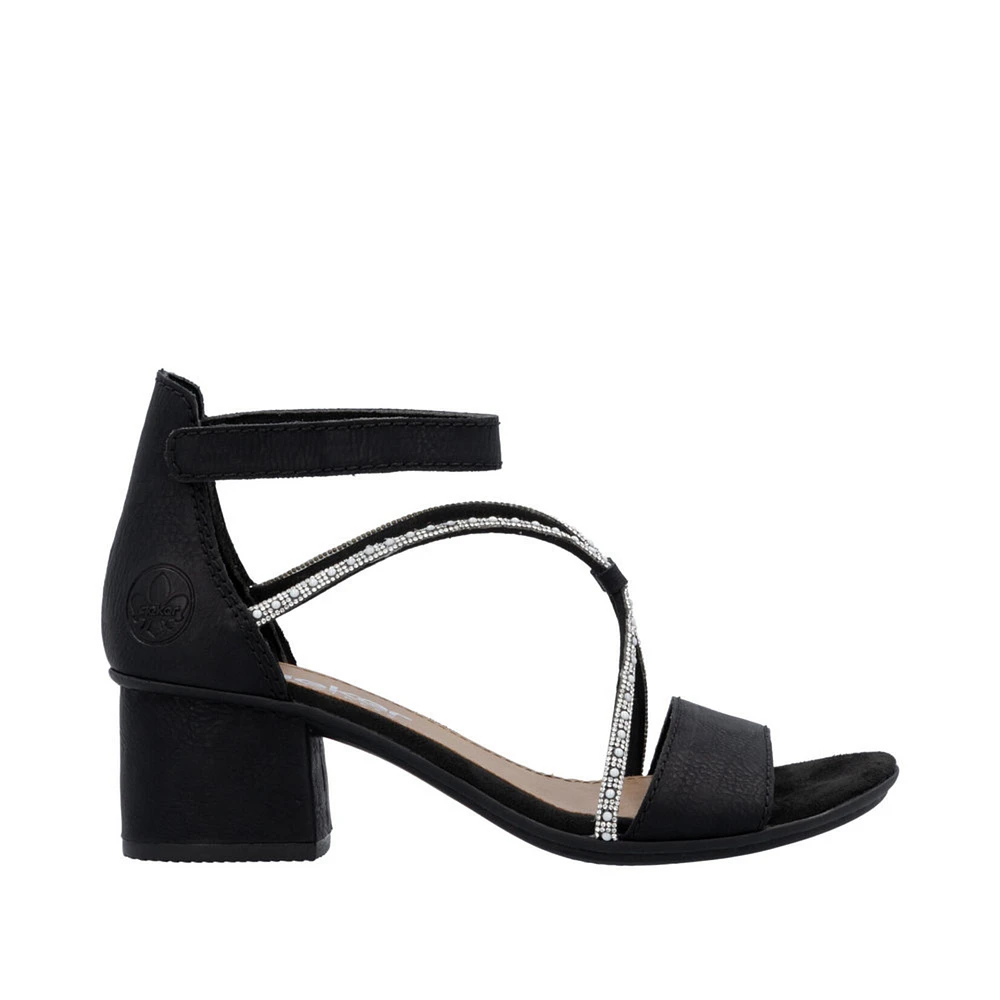 RIEKER 64654- Dress Strappy Sandal Low-Heel