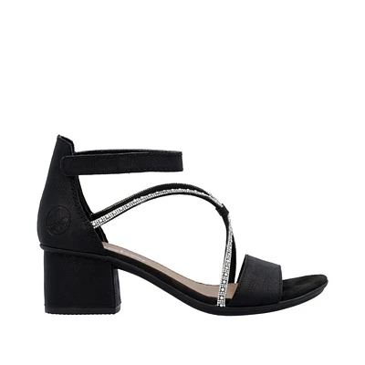 RIEKER 64654- Dress Strappy Sandal Low-Heel