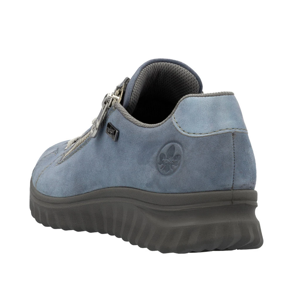 RIEKER 59000-10 Casual Lace-Zip Shoe