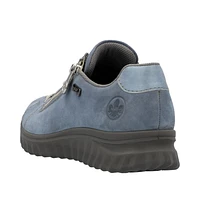 RIEKER 59000-10 Casual Lace-Zip Shoe