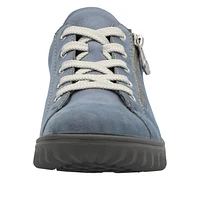 RIEKER 59000-10 Casual Lace-Zip Shoe