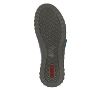 RIEKER 59000-10 Casual Lace-Zip Shoe