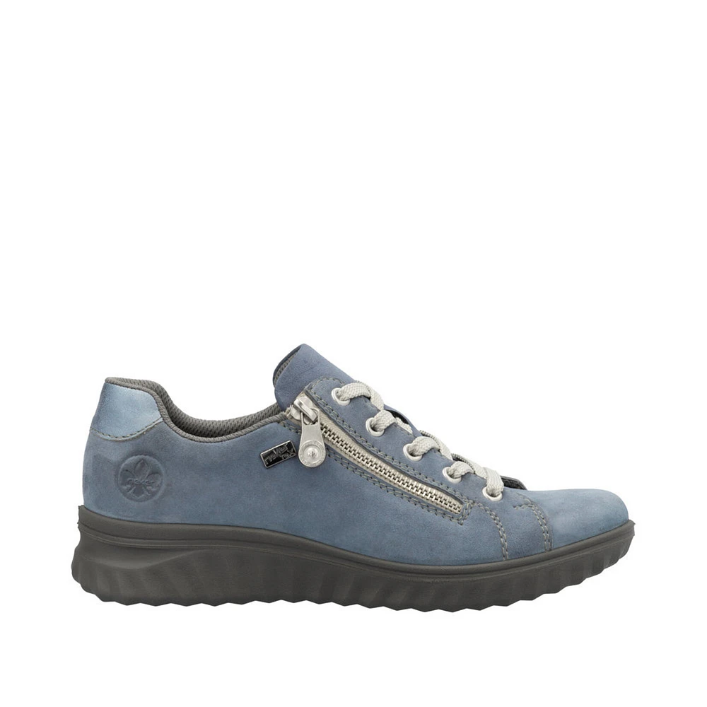 RIEKER 59000-10 Casual Lace-Zip Shoe