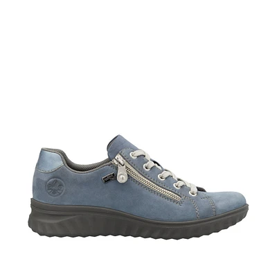RIEKER 59000-10 Casual Lace-Zip Shoe