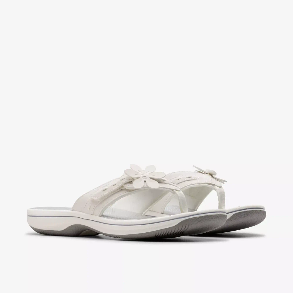 CLARKS Breeze Opal (Flower) 26181789 WHITE