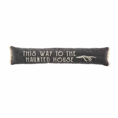 Haunted House Skinny Pillow