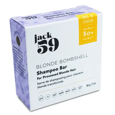Jack 59 Blonde Bombshell Shampoo Bar 80 + Washes
