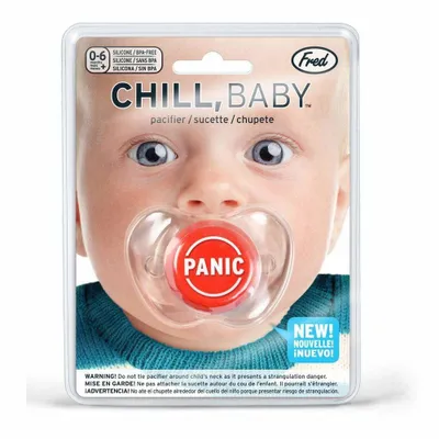 Fred & Friends Chill Baby Pacifier - PANIC