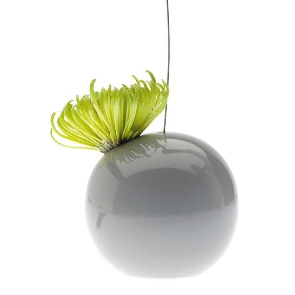 Chive Hanging Aerium - Orb - Grey