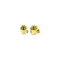 Snake Plant Earrings