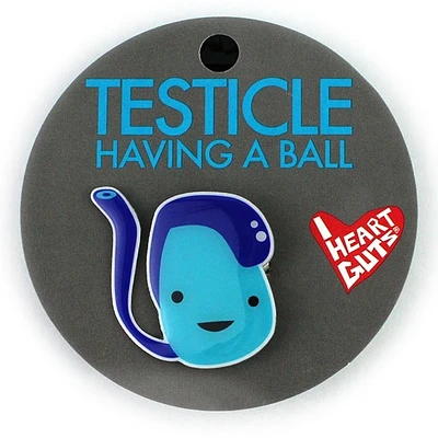 Testicle  Lapel Pin - Having A Ball