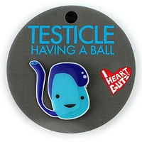 Testicle  Lapel Pin - Having A Ball