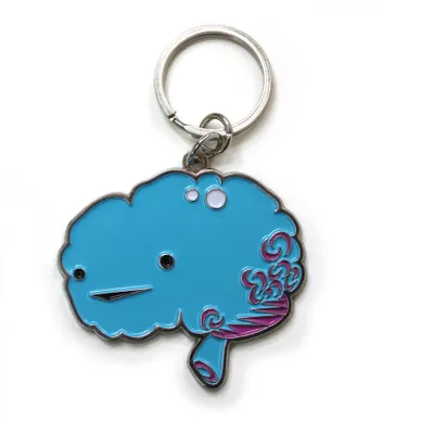 I Heart Guts Brain Keychain - All You Need is Lobe