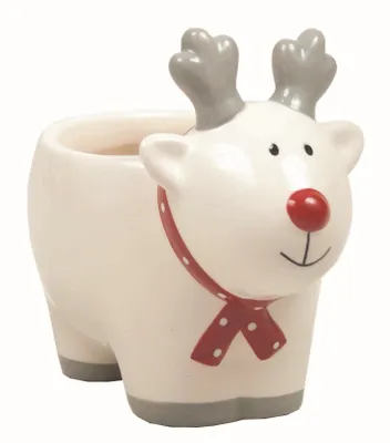 REINDEER NOVELTY DOLOMITE CONTAINER (3" OPENING)