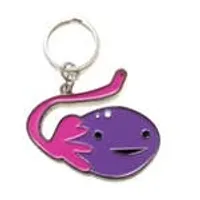 I Heart Guts Ovary keychain