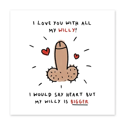 I Love You Greeting Card