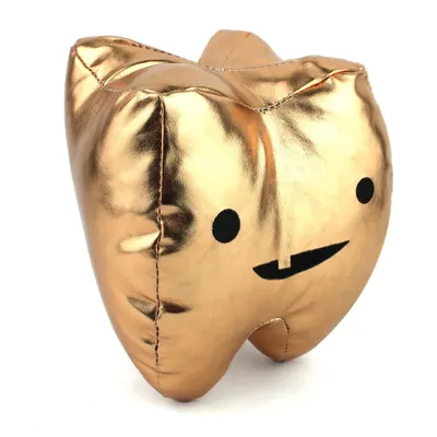 Gold Tooth Plush - Metallic Vinyl Plush