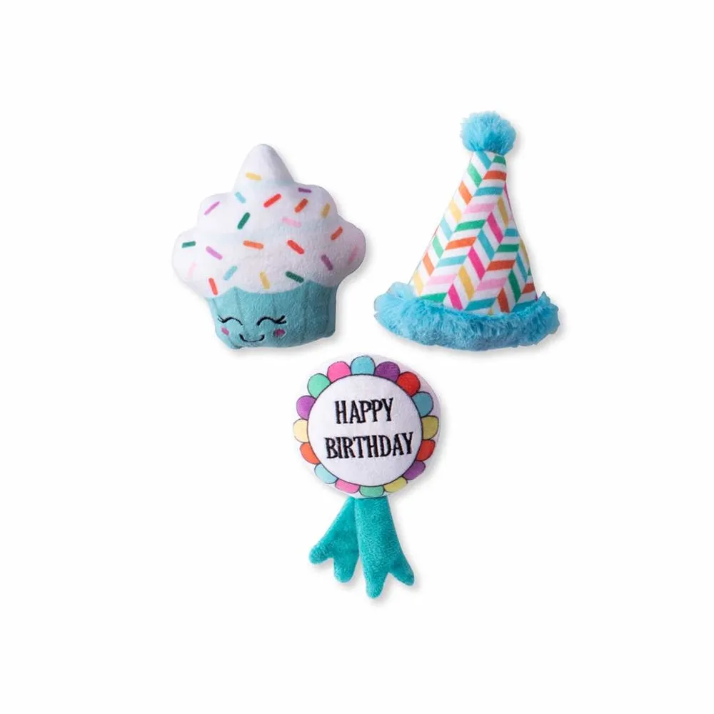 Pet Toy Set/3 Happy Bark-Day