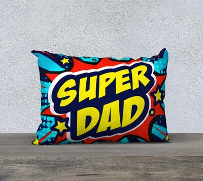 Super DAD Velveteen Pillow