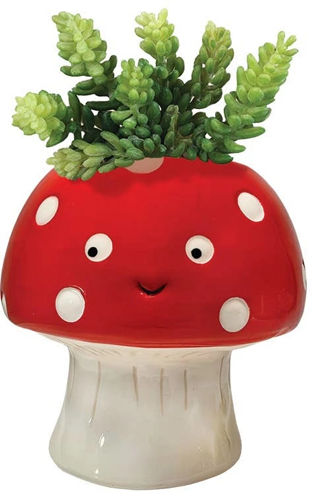 Kawaii Mushroom Planter - Small