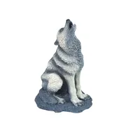 Wolf Blowing Smoke Incense Burner