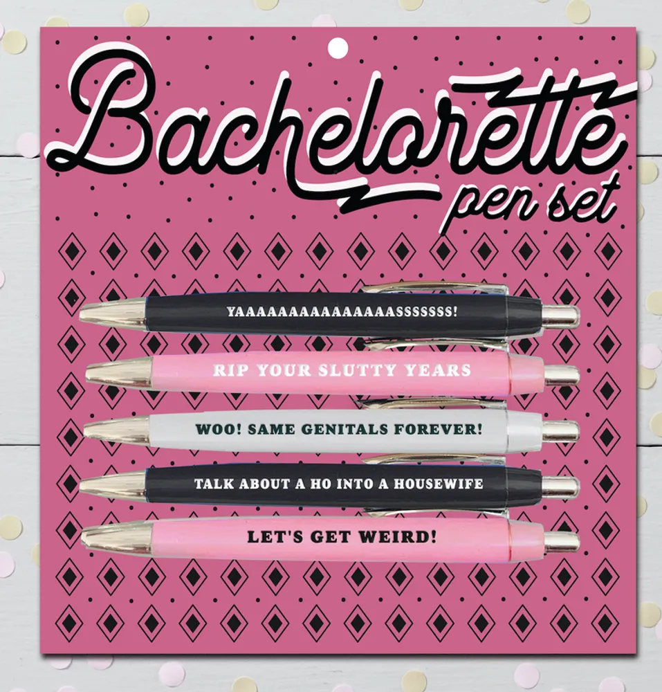 Bachelorette Pen Set