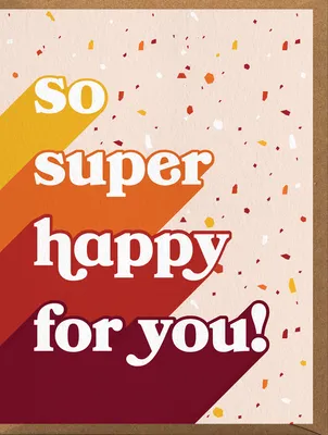 So Super Happy card