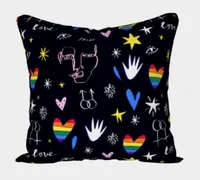 Ziya Blue Pillow Pride Love