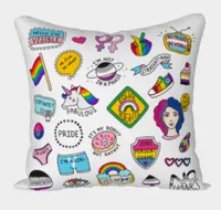 Ziya Blue Pillow Pride Equal Rights