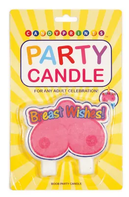 Breast Wishes Booby Party Candle