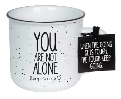 Edenborough Limited Vintage Mug - Keep Going Not Alone