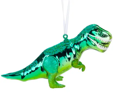 Green Dinosaur Ornament