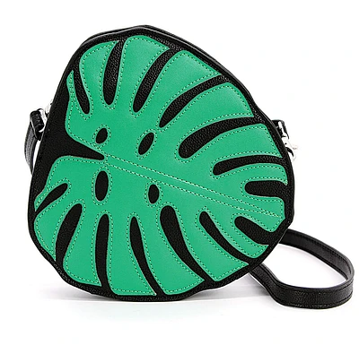 Monstera Leaf Cross Body Bag