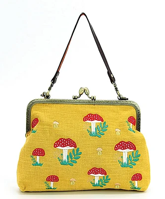 Mushrooms Kiss Lock Bag