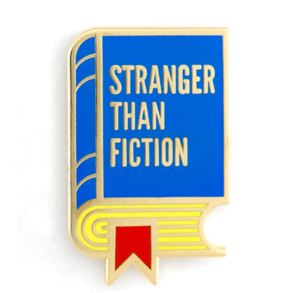 These Are Things Stranger Then Fiction Enamel Pin