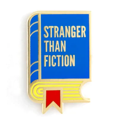 These Are Things Stranger Then Fiction Enamel Pin