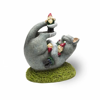 Big Mouth - Cat Attack Garden Gnome