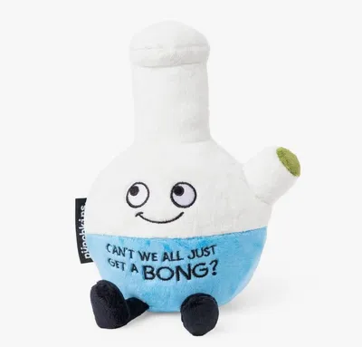 "Can't We All Just Get A Bong?" Novelty Plush Bong