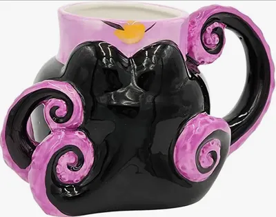 Disney Villains Ursula Tentacles 3D Sculpted Ceramic Mug