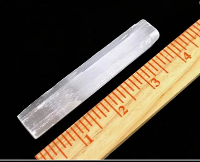 4 Inch Selenite Crystal Wand (Sold Individually)