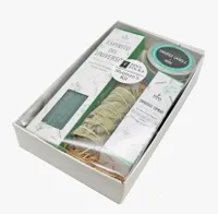 Eucalyptus Patchouli Shaman Kit Smudge Gift Set in White Box