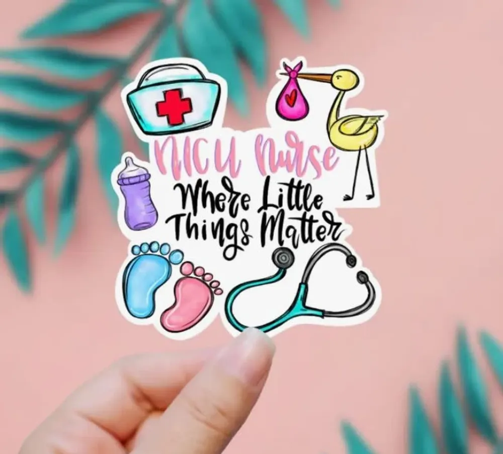 Nicu Nurse Sticker