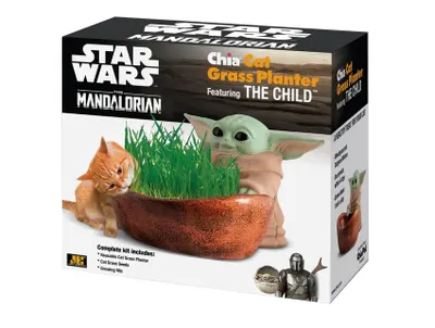 Chia Mandalorian The Child Chia Cat Grass Planter