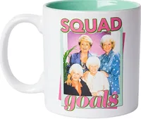 Silver Buffalo Golden Girls Squad Goals Photo 20oz Ceramic Mug