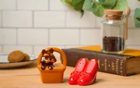 Wizard of Oz Ruby Slipper Toto Ceramic Salt and Pepper Shake