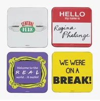 Half Moon Bay Coaster Set of 4- Friends