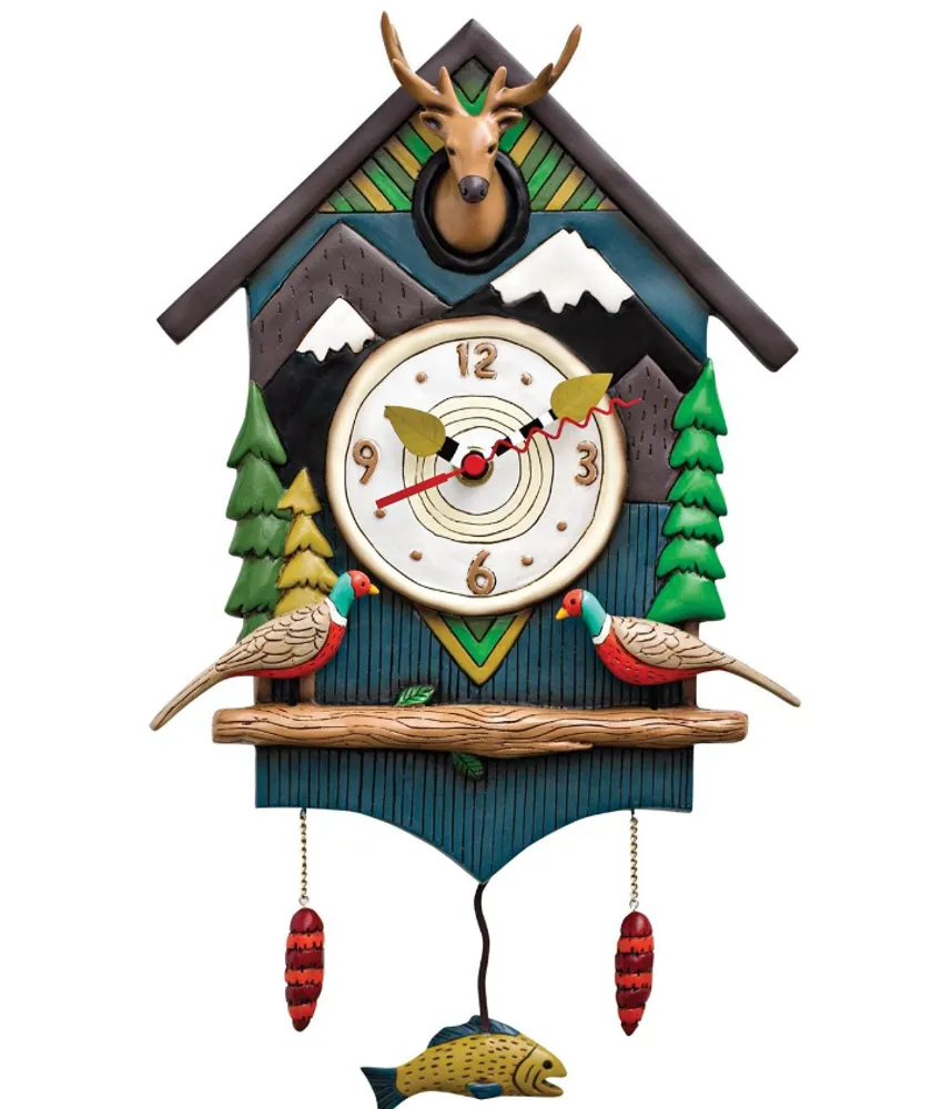 Enesco Allend Mountain Time Clock